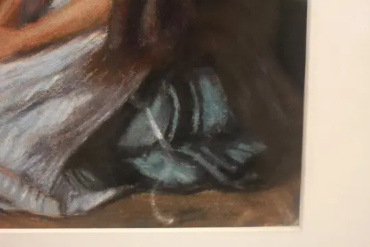 Hollandse school (XX) - Zeeuws meisje op haar knieen