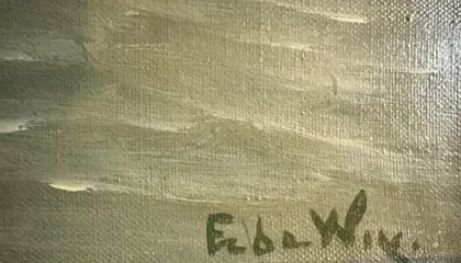 Hollandse school (XX) - Platbodems in de haven van Volendam