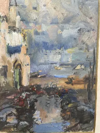 Gennaro Villani ( 1885-1948) - Paesaggio marino