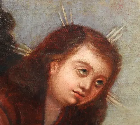 Escuela hispano-Mexicana (XVIII) - El niño Jesús de la espina