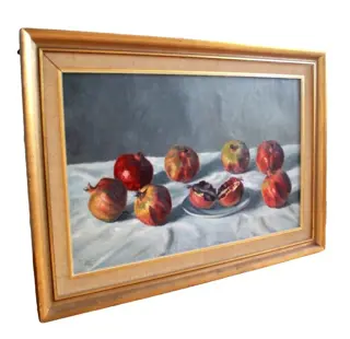 Vicente Chuliá Mallol (1907-1980) - Bodegón de granadas