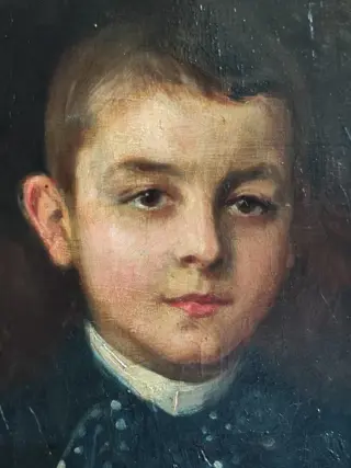 Deutsche Schule (XX) - Portrait eines Knaben