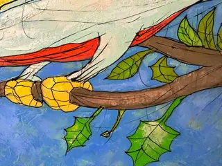 Gérard Gouvrant(1946 - ) - Les perroquets