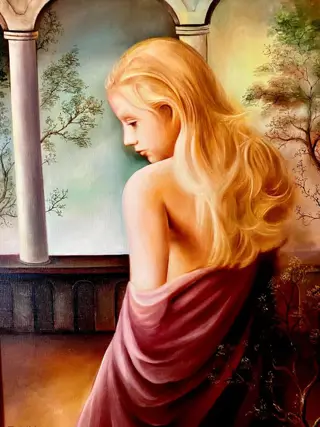 Sergio Alessandro Ughi (1951) - Figura di donna con archi (NO RESERVE)