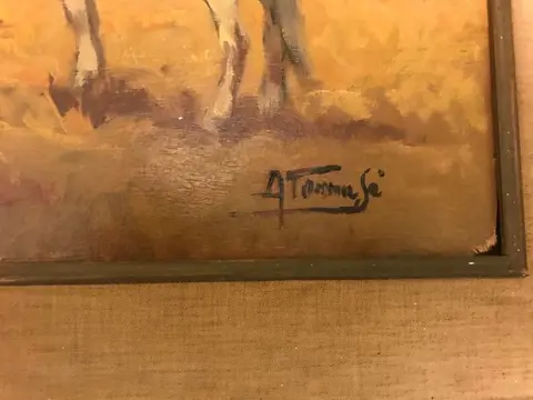 Scuola italiana (XIX) - Scena di genere