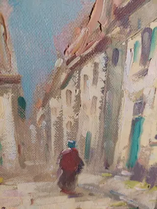 A van Gilst (1898-1982) - Door kijk