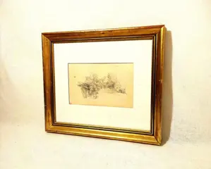 Jean-Henri Chouppe (1817-1894) - Cour de ferme