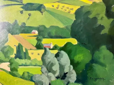 Pierre-Edmond Peradon(1893 - 1981) - Suisse Normande,la Villette