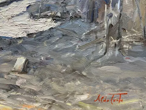 Aldo Conte (1948-1982) - Barche in rada