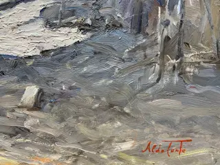 Aldo Conte (1948-1982) - Barche in rada