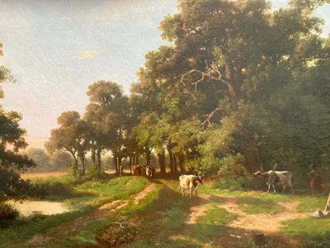 E van Heemskerk (XIX) - Romantisch landschap