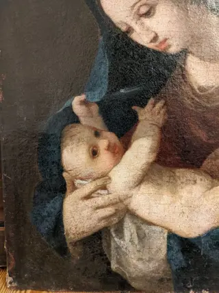 Italian school (XVII) - Madonna and Child