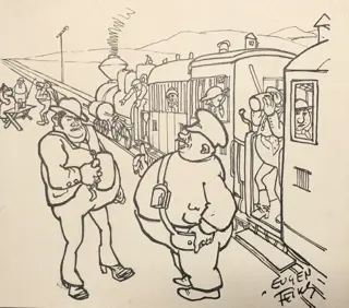 Eugen Feiks (1878-1939) - 6 Zeichnungen