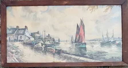 Frank-Will (1900-1951) - Retour de pêche