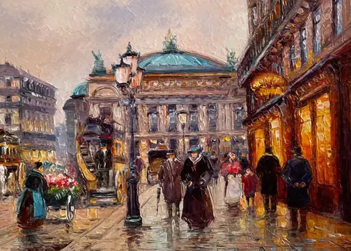 Knysh Tanya (1965) after Eduard Cortes - Parisian theatre