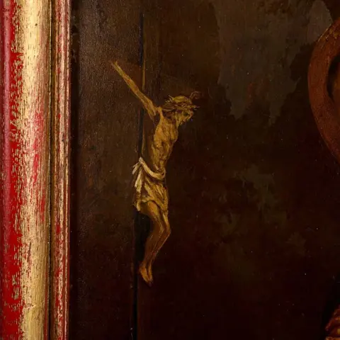 Escuela española (XIX-XX) - S. Francisco em oração