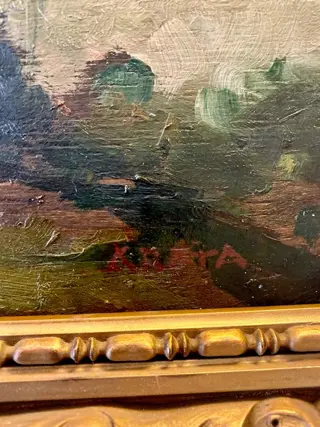 Arata (reca firma) - Paesaggio bucolico(NO RESERVE)