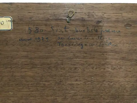 Rene Hanin (1871-1943) - Vue de la prairie au dessus du Village, Tanneverge au fond