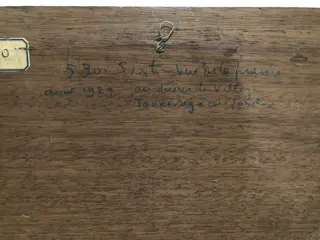 Rene Hanin (1871-1943) - Vue de la prairie au dessus du Village, Tanneverge au fond