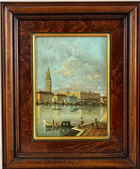 Augusto Gardelli (XIX-XX) - Venetian scenes