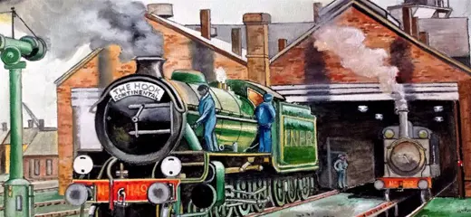 K. Parkeston Shea (1940) - Trenes en el Garage