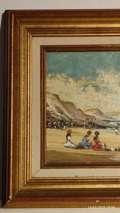 Willy Pannier (1952) - Scène de plage animée 2