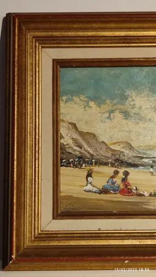 Willy Pannier (1952) - Scène de plage animée 2