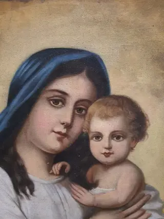 Europäische Schule (XX) - Madonna mit Kind