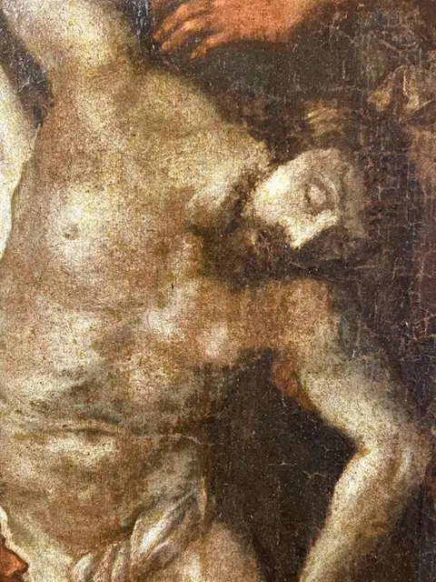 Scuola fiamminga del XVIII secolo - Deposizione