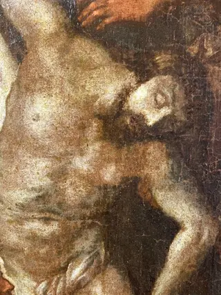 Scuola fiamminga del XVIII secolo - Deposizione