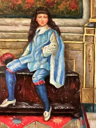 William Hodgkins (1952-) - Le jeune mousquetaire