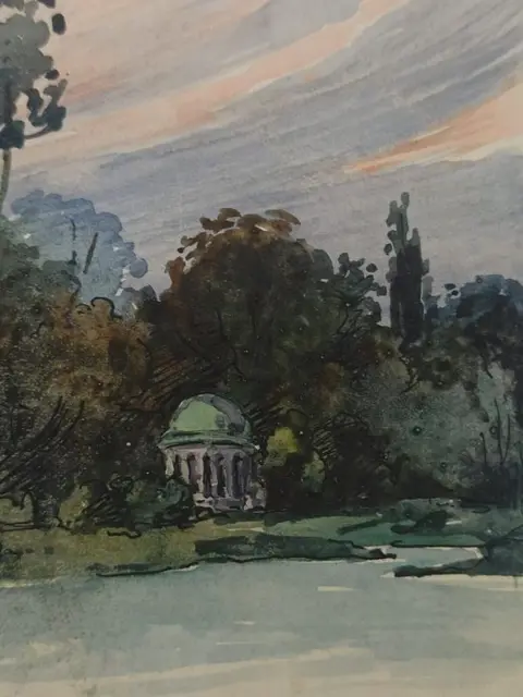 Alexander Pawlowitz (1884-1964) - Paysage lacustre