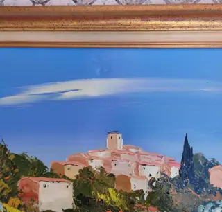 Louis Magre (1955) - Vue sur la Cadière d'Azur