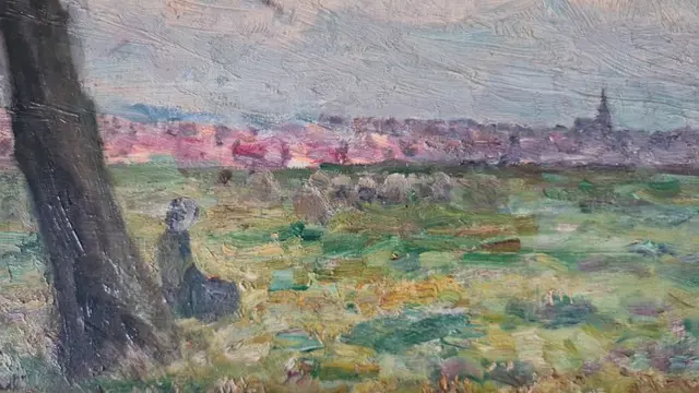 Aloïs De Laet (1866-1949) - Impressionistisch Stadsgezicht