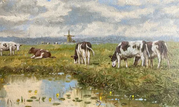 Albertus J. Temming (1942) - Vee met protestvlag