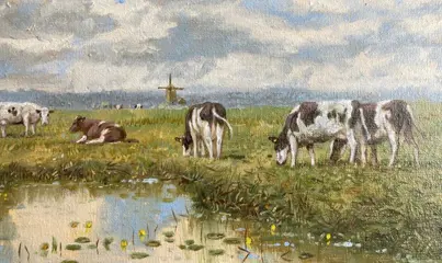 Albertus J. Temming (1942) - Vee met protestvlag