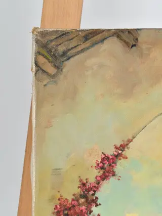 Johannes Theodorus Wagner (1903-1963) - Mediterraans doorzicht op meer