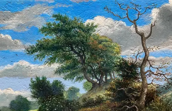 R. de Beeld (1970), Naar Jacob van Ruisdael - Duinlandschap