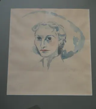 Jan Sierhuis (1928) - Portret van een vrouw