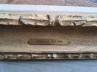 Dirk Jan Hazelzet (1889-1953) - Botters in een binnenhaven