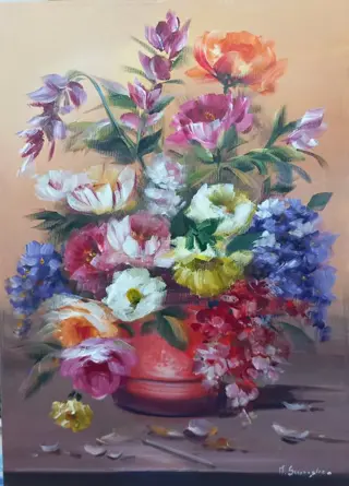 Mario Smeraglia (XX-XXI) - Bouquet di fiori