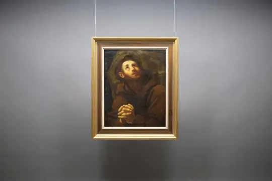 Spanish school (XIX) - Saint Francis of Assisi