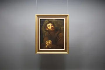 Spanish school (XIX) - Saint Francis of Assisi