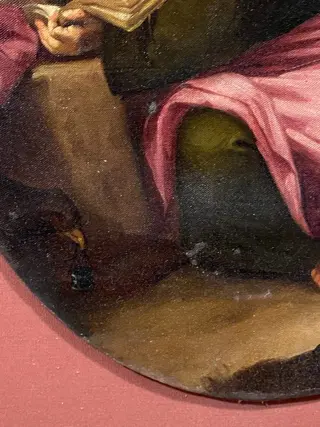 École Espagnole (XVIII) - Saint Jean l'Évangéliste à Patmos