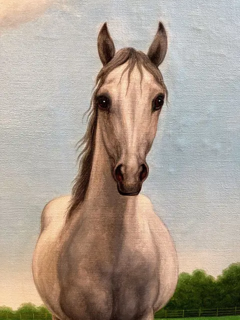 G.J. Adema (1898-1981) - Lopend paard