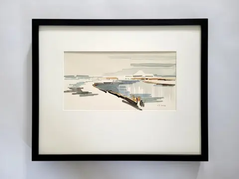 Petrus Theodorus 'Bob' Immink (1930-1989) - Impressionistisch landschap