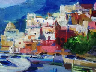 Mario Smeraglia (1950) - Spiaggia della costiera Amalfitana