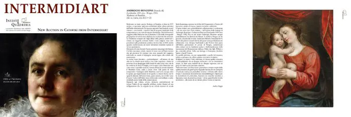 Pittore Lombardo del XVI secolo - Madonna col Bambino