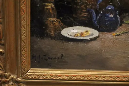 A.j Zwart (1903-1981) - Interier Hoge Wierd.