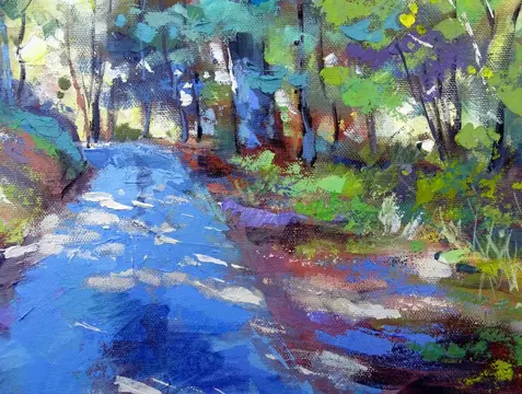 Claude Carvin - Ballade sous les arbres